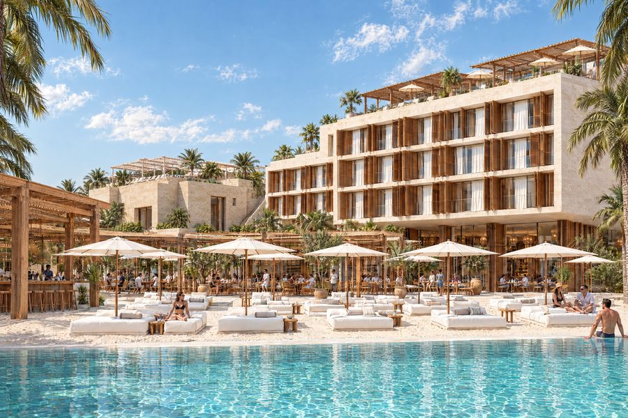 Hotel restaurant, artist's impression