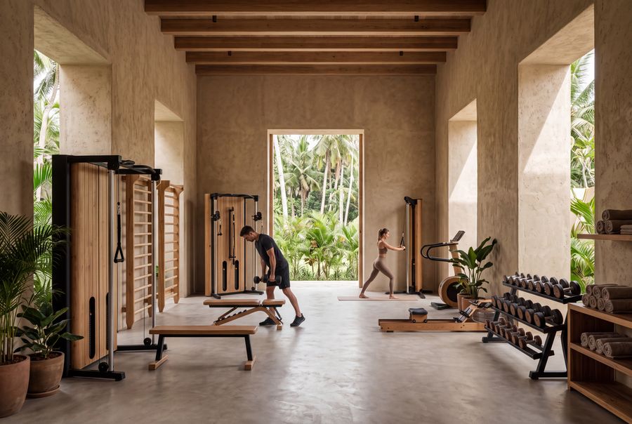 Wellness gym, artist's impression