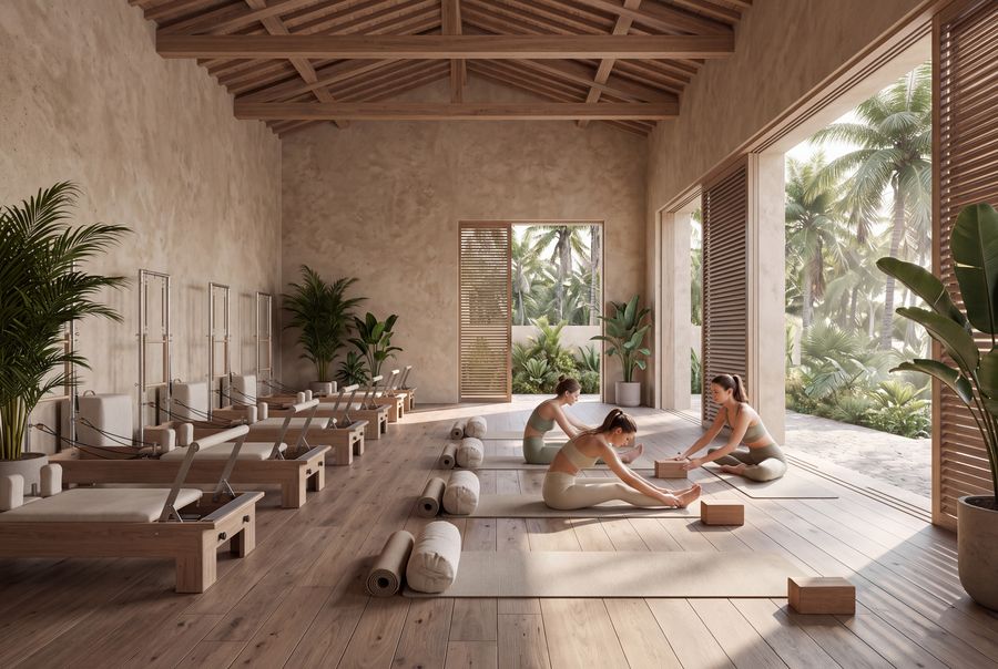 Wellness pilates, artist's impression